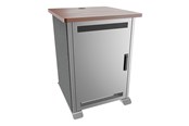 Väggfäste, AV-Möbel - Middle Atlantic Forum cart - biltmore cherry charcoal grey magnesium - TAA Compliant - Max 136 kg - recommended for - FMR-1627E0MC
