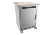 Väggfäste, AV-Möbel - Middle Atlantic Forum cart - kensington maple magnesium silver grey - TAA Compliant - Max 136 kg - recommended for - FMR-1627E1MS