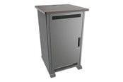 Väggfäste, AV-Möbel - Middle Atlantic Forum cart - asian night charcoal grey graphite - TAA Compliant - Max 136 kg - recommended for - FMR-2027A3GC
