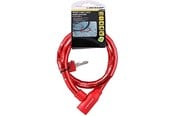 Cykeltillbehör - Dunlop anti-theft bicycle key lock - red - 8711252563749_RED
