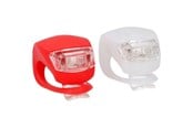 Cykellampor - Dunlop - A set of silicone LED lamps front and rear - 8711252053202