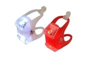 Cykellampor - Dunlop - Set of silicone LED bicycle lamps front and rear - 8711252417929