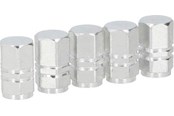 Biltillbehör - Dunlop - Valve caps - Silver - 8711252058269