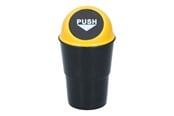 Biltillbehör - Dunlop - Car Trash Bin 400 ml 10x17 cm - Yellow / Black - 8711252253374_YELLOW