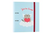 Skriv- och ritverktyg - Pusheen - A4 binder from the Purrfect Love collection - 2 rings elastic band - C2AT0069