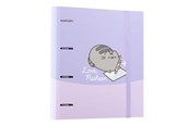 Pärmar - Pusheen - A4 binder from the Moments collection - 4 rings elastic band - CAT0144