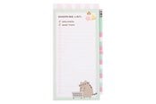 Barnrummet - Pusheen - Magnetic notebook / shopping list for the fridge + pencil - 10 x 21 cm - NMGE013