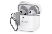 Mobile - Covers & Cases - Tech-Protect Slim Hook Case for AirPods 4 - White - 5906302371662