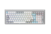 Tangentbord - Ducky Cushion 98 Silver - Gaming Tangentbord - Nordisk - Silver - DKCUS2598-DSFIPHCC4S1