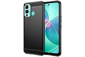 Mobile - Covers & Cases - Hurtel Carbon Case Case for Infinix Hot 12 Play NFC / Hot 12 Play Flexible Silicone Carbon Cover Black - 9145576275429