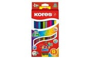 Skriv- och ritverktyg - Kores - Kolores - Jumbo Dou 12 Coloured Pencils - 793252