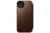 Mobile - Covers & Cases - Nomad Modern Leather Folio - iPhone 15 Plus | Brown | Leather - NM01625285