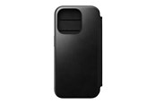 Mobile - Covers & Cases - Nomad Modern Leather Folio - iPhone 15 Pro | Black | Horween - NM01626985