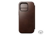 Mobile - Covers & Cases - Nomad Modern Leather Folio - iPhone 16 Pro | Rustic Brown | Horween - NM01676485