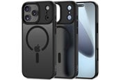 Mobile - Covers & Cases - Tech-Protect MagMat MagSafe Case for iPhone 17 Pro - Matte Black - 5906302319879