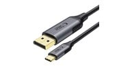 Displaykabel - Tech-Protect UltraBoost USB-C to DisplayPort 1.4 8K 60Hz 180cm Cable - Black - 5906302321780
