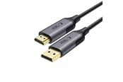 Displaykabel - Tech-Protect UltraBoost DisplayPort / HDMI 2.0 4K 60Hz 2m Cable - Black - 5906302321797