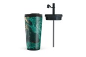Kökstillbehör - Burga Emerald Pool - Travel Mug 500ml with Flap & Straw Set - 950350