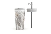 Kökstillbehör - Burga Snowstorm - Travel Mug 500ml with Flap & Straw Set - 950358