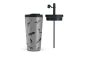 Kökstillbehör - Burga Draco - Travel Mug 500ml with Flap & Straw Set - 974754