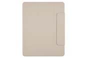 Tablet - Covers & Cases - Pomologic BookCover w Mag iPad Air 13 M2/M3/M4 Ivory - POM-24BCSMA129-806