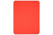 Tablet - Covers & Cases - Pomologic - BookFold Clear for iPad Air 13 M2/M3/M4 Clear/Red - POM-CLOCA129-204