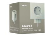 Switch-enheter - AVOLT Square 2 Socket extender with 30W Dual USBC Oak Green - SQ2-EUFC30-WMOG