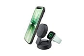 Mobile - Adapters & Chargers - Belkin UltraCharge 25w Qi2 Compact 2in1 for phone and watch Charcoal - WIZ043kqCH
