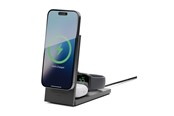 Mobile - Adapters & Chargers - Native Union wireless charging stand - rise 3-in-1 - + AC power adapter - 15 Watt - RS-3IN1-BLK-INT