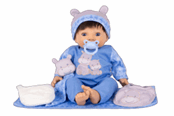 Dockor & Tillbehör - Tiny Treasures Hippo Layette Set - 30701