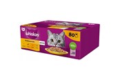 Katter - Whiskas Poultry in jelly – wet cat food – 80x85g - 5900951318108