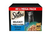 Katter - Sheba Delicacy Fish Flavours in Jelly – wet cat food – 40×85g - 4770608268091