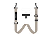 Andra mobiltillbehör - Tech-Protect C65 Rope Crossbody Leash - Beige - 5906302370993