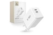 Mobile - Adapters & Chargers - Tech-Protect NC45W-GAN 2-PORT PD45W Charger - White - 5906302372393