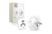 Mobile - Adapters & Chargers - Tech-Protect Universal Travel Adapter for EU - White - 5906302380459