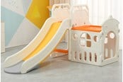 Utomhuslek - Elite Toys Kids Zone aktivitetsrutschkana med basket och en grotta - 6950974