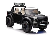 Ride Ons & Walkers - FORD Ford Super Duty F450 svart 24V, 2 personer, 4x24V motor, gummihjul - 6951199