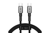 USB-kabel - Tech-Protect UltraBoost DNA USB-C PD100W/5A 100 cm Cable - Grey - 5906302380824