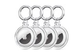 Mobile - Covers & Cases - Tech-Protect Icon 4-pack case for Apple AirTag - transparent - 5906302360765