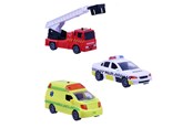 Leksaksbil - Impulse Toys Rescue vehicles 3pcs w/pullback lights and sound - 1600006