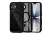 Mobile - Covers & Cases - Tech-Protect MagHybrid MagSafe Case for iPhone 17 - Black & Red - 5906302330416