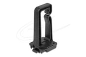 Nätverks tillbehör - DeLOCK network device enclosure cable management bracket - 70 x 24 mm with mounting plate for DIN rail mounting - 90769