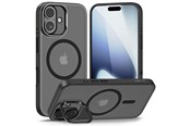 Mobile - Covers & Cases - Tech-Protect MagStand MagSafe Case for iPhone 17 - Matte Black - 5906302330492