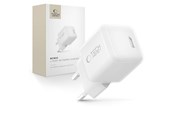 Mobile - Adapters & Chargers - Tech-Protect NCM25 USB-C PD 25W AC Charger - White - 5906302330584