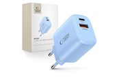 Mobile - Adapters & Chargers - Tech-Protect NCA30 PD 30W QC3.0 USB-A / USB-C Wall Charger - Blue - 5906302330676