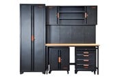 Verktygslådor & lagringssystem - Boxer Steel/wooden workshop system with workbench - 32450