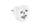 Strömkabel (extern) - FIXED Travel Adapter Schuko EU/World White - FIXCT-EU2-WH