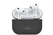 Andra mobiltillbehör - FIXED Silky Silicone case for Apple AirPods Pro 3 Black - FIXSIL-1629-BK