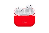 Andra mobiltillbehör - FIXED Silky Silicone case for Apple AirPods Pro 3 Red - FIXSIL-1629-RD