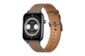 Pulsmätare & Stegräknare - Colmi C28 Smartwatch with Black and Brown Leather Strap - C28-brown leather